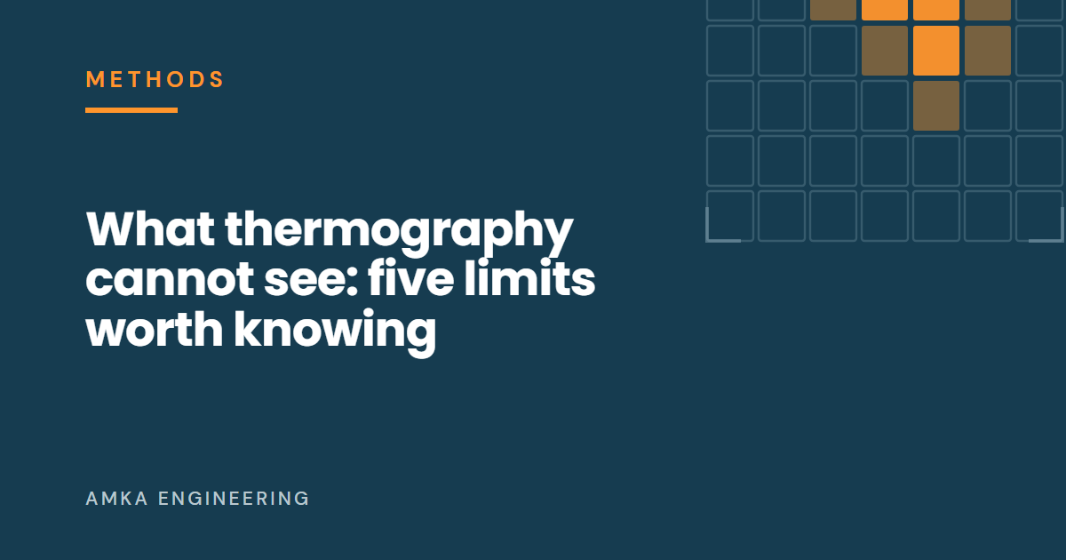 Article cover: What thermography cannot see: five limits facility teams should know