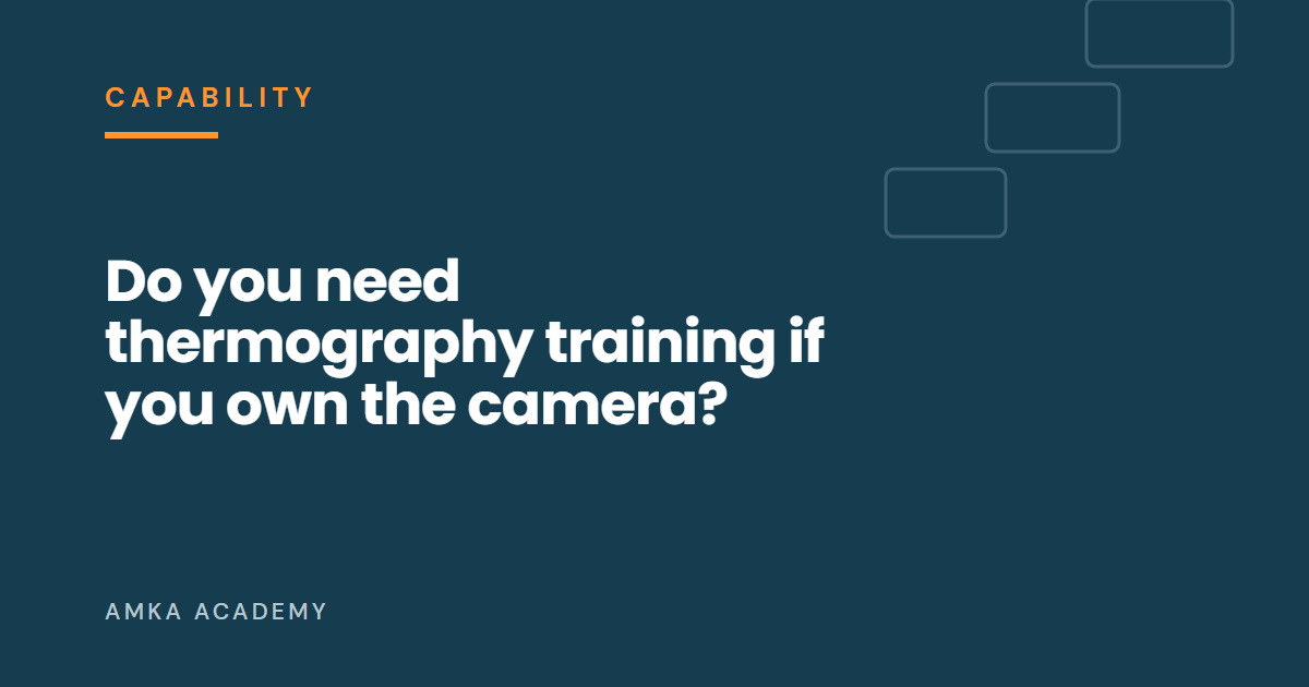 Article cover: Do you really need thermography training if you already own the camera?